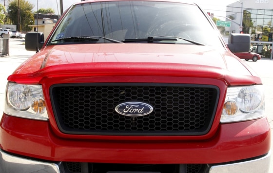 Image: A Ford F-150 truck is parked in Burbank, California
